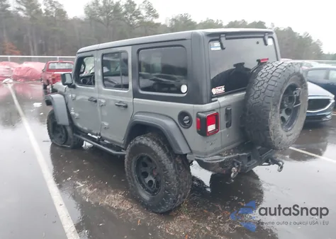 2018 Jeep Wrangler Unlimited Sport S 4X4 from USA, damaged, VIN 1C4HJXDG5JW277645